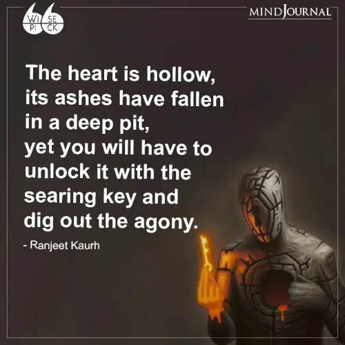 Ranjeet Kaurh The heart is hollow