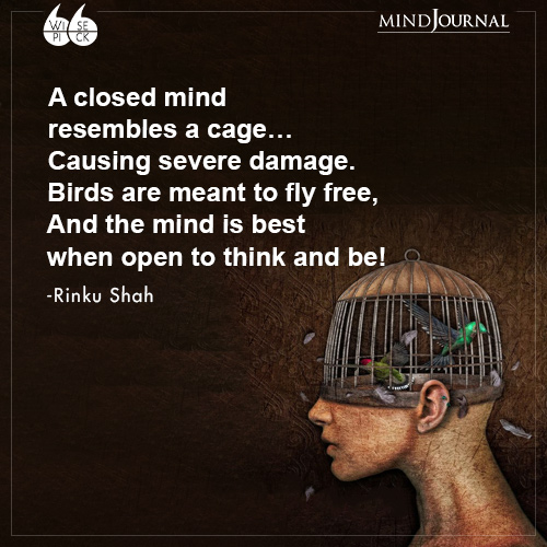 Rinku Shah A closed mind