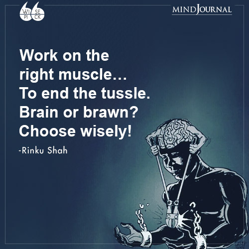 Rinku Shah Choose wisely