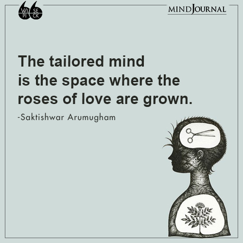Saktishwar Arumugham The tailored mind