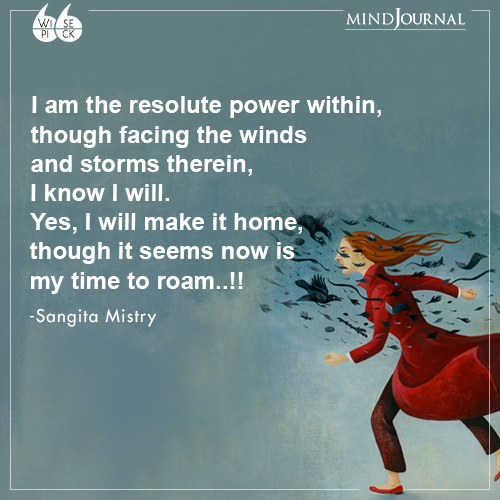 Sangita Mistry I am the resolute power