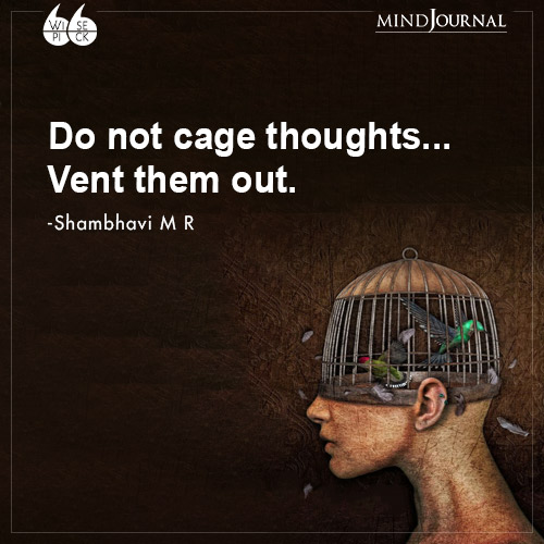 Shambhavi M R Do not cage thoughts