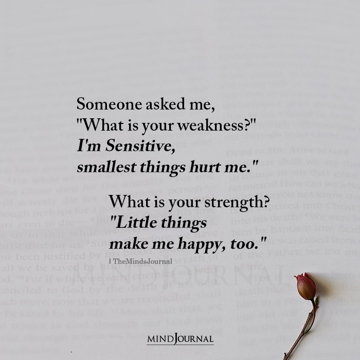 Someone Asked Me What Is Your Weakness