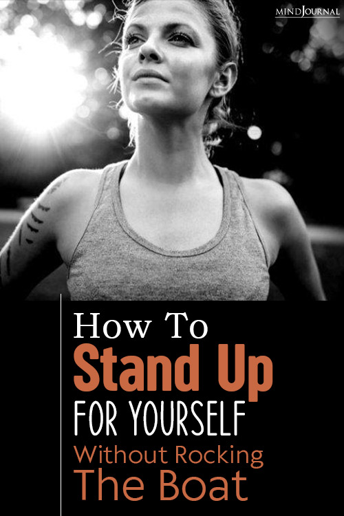 Stand Up for Yourself Pin