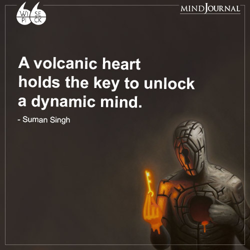 Suman Singh A volcanic heart