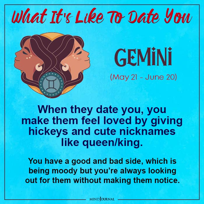 What It is Like To Date You Based On Your Zodiac Sign Gemini