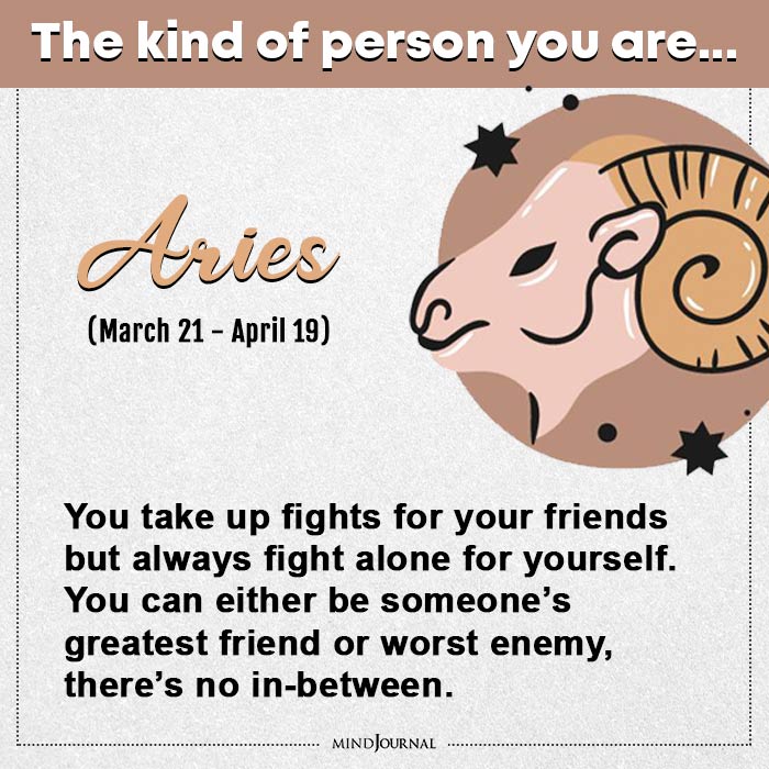What Kind Of Person Are You Aries