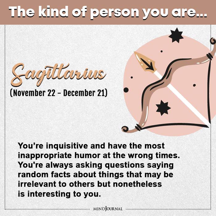 What Kind Of Person Are You Sagittarius