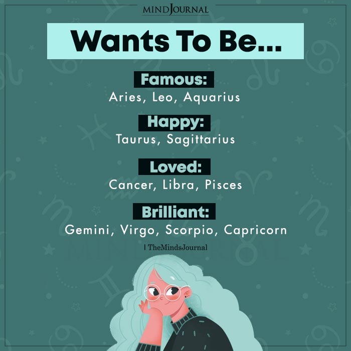 What Your Zodiac Sign Wants to Be