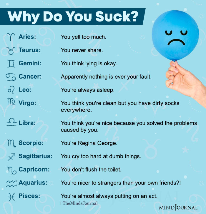 Why Does Your Zodiac Sign Suck