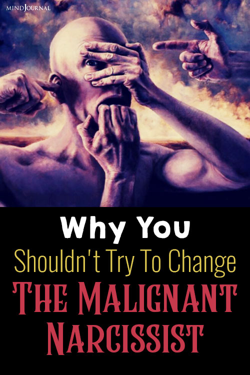 Why You Should Stop Trying To Change The Malignant Narcissist pin
