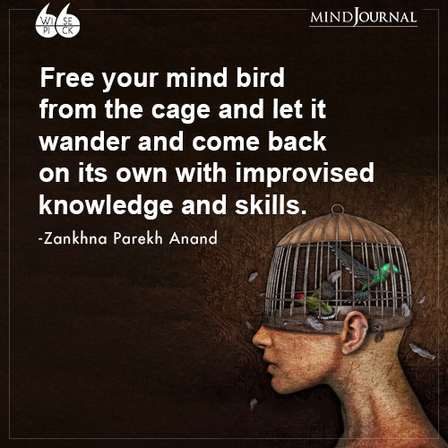 Zankhna Parekh Anand Free your mind bird