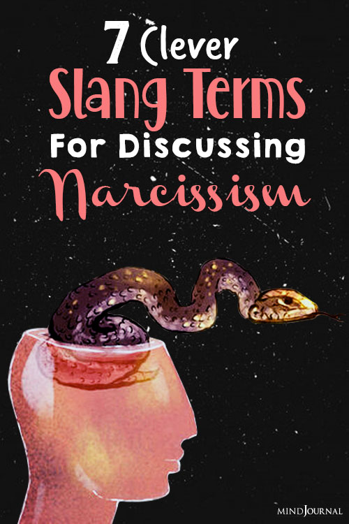 clever slang terms for discussing narcissism pinop