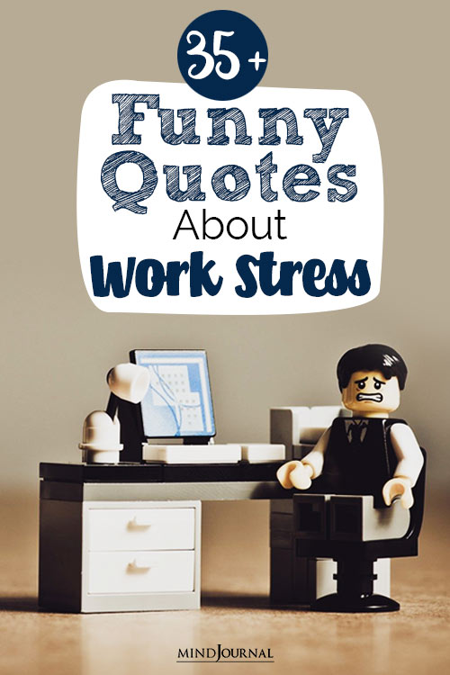 funny work stress quotes pin