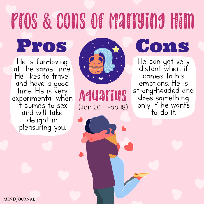 pros and cons of marrying aqu