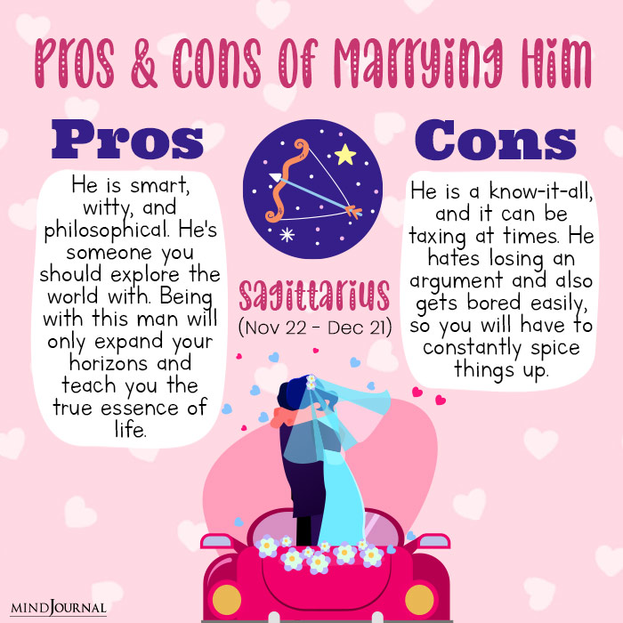 pros and cons of marrying sag