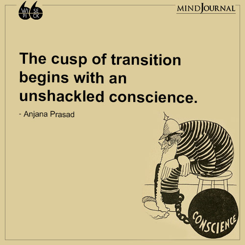 Anjana Prasad The cusp of transition