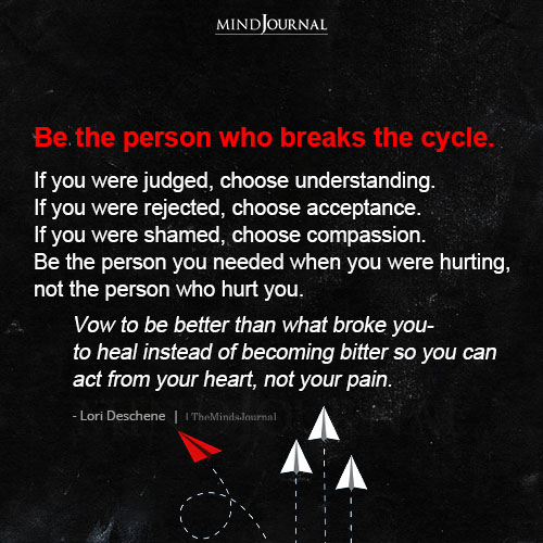Be The Person Who Break