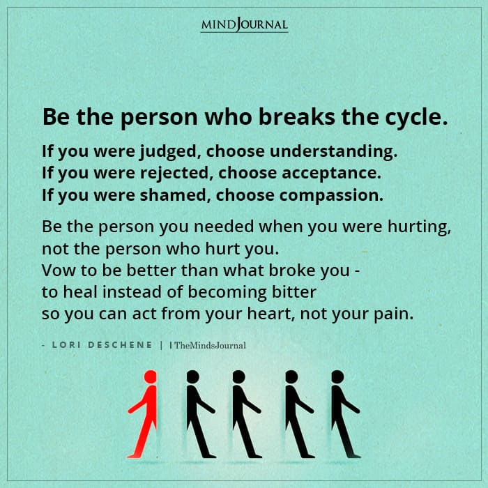 Be The Person Who Breaks