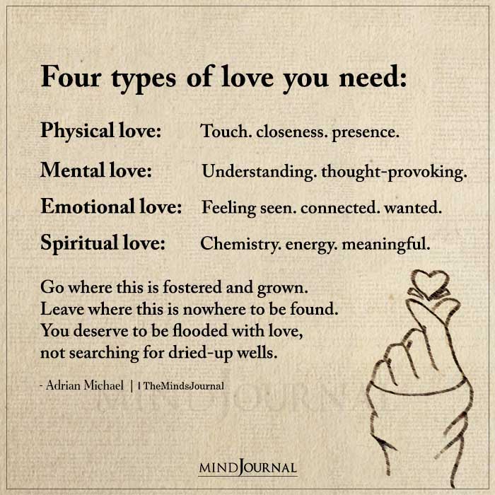 Four Types Of Love You Need