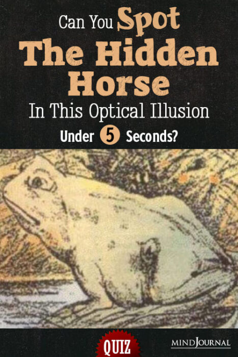frog or horse optical illusion