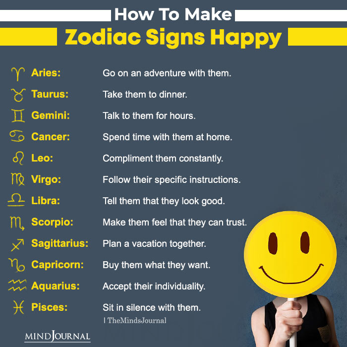 How To Make Zodiac Signs Happy