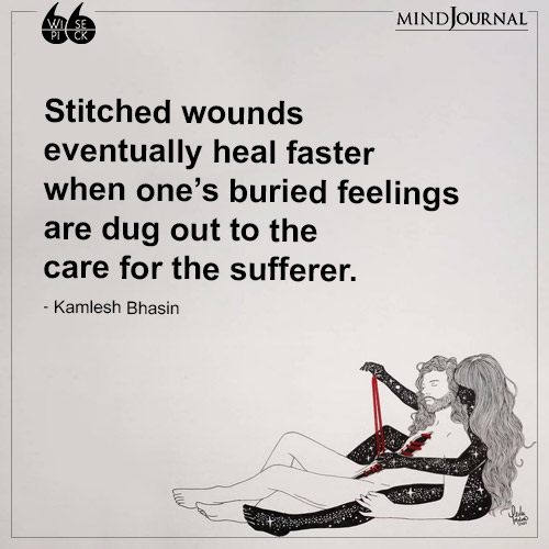 Kamlesh Bhasin Stitched wounds