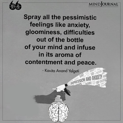 Kavita Anand Yelgeti Spray all the pessimistic