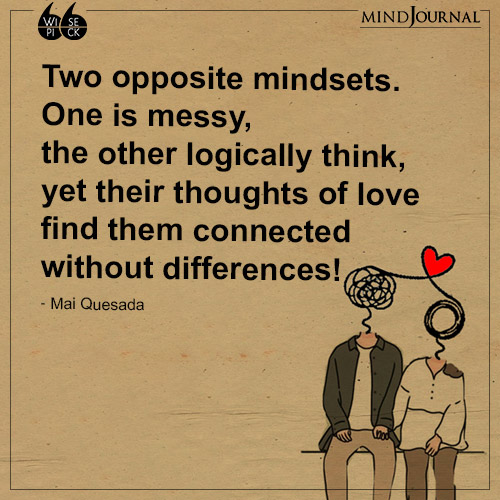 Mai Quesada Two opposite mindsets