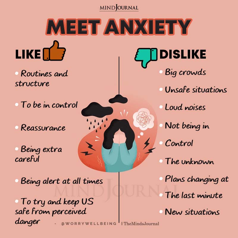 Meet Anxiety And Its Likes And Dislikes