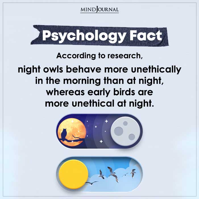 Night Owls Behave More Unethically