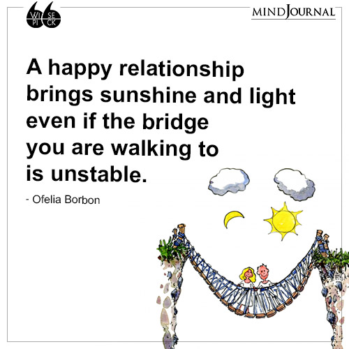 Ofelia Borbon A happy relationship
