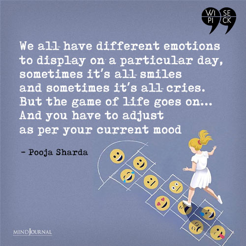 Pooja Sharda We All Have Different Emotions