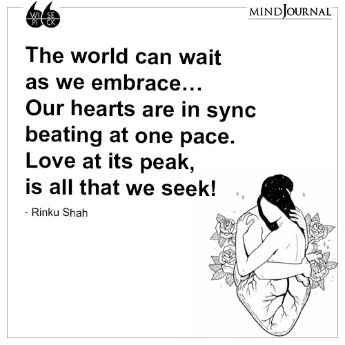 Rinku Shah The world can wait