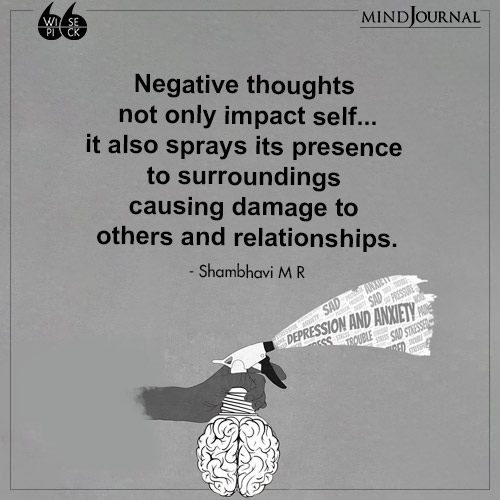 Shambhavi M R Negative thoughts