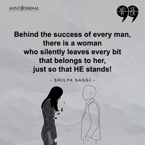 Shilpa Saggi Behind the success of every man