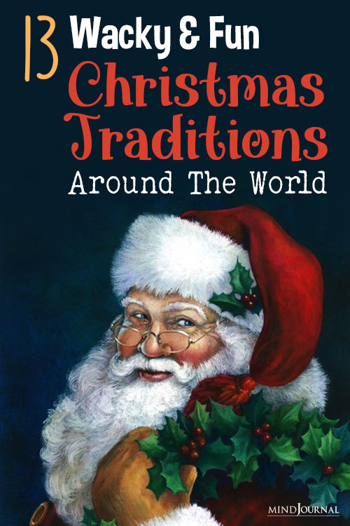 Wacky Fun Christmas Traditions Around World pin