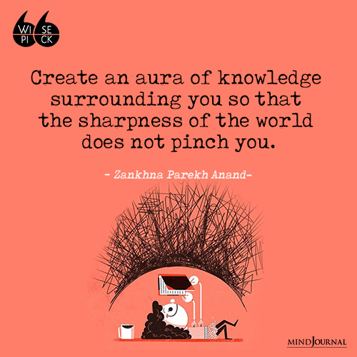 Zankhna Parekh Anand Create an aura of knowledge