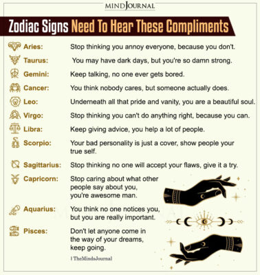 Zodiac Signs Need To Hear These Compliments - Zodiac Memes