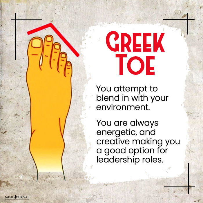 greek toe