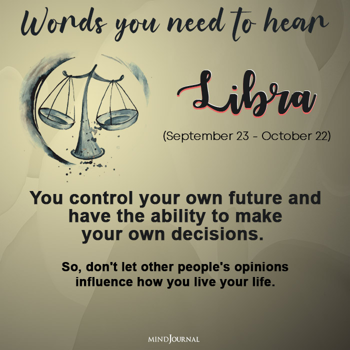 inspirational words libra