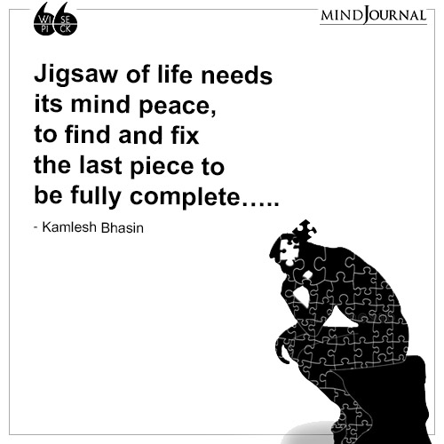 kamlesh bhasin jigsaw of life needs