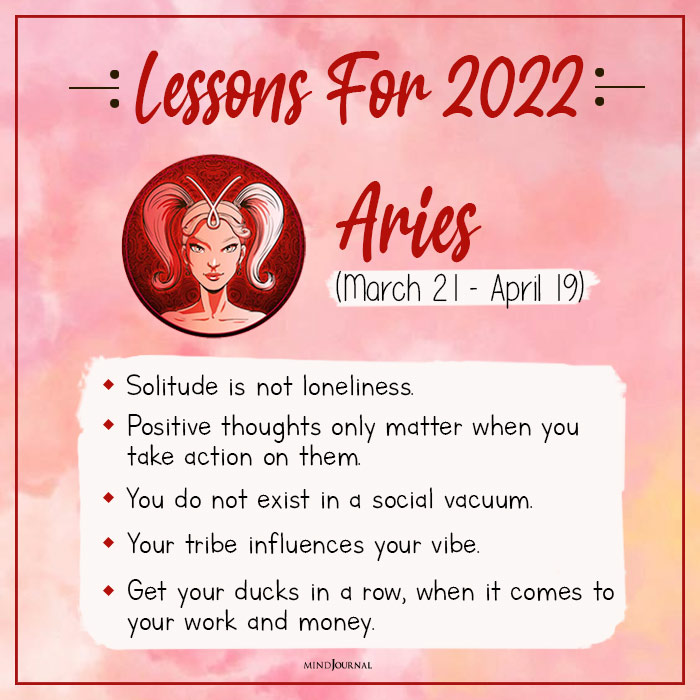 lessons for 2022 aries