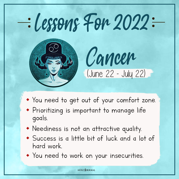 lessons for 2022 cancer