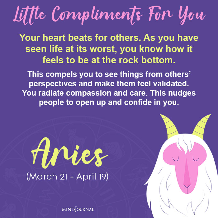 little compliments aries