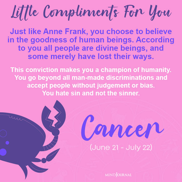 little compliments cancer