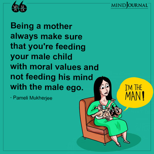 pameli mukherjee being a mother