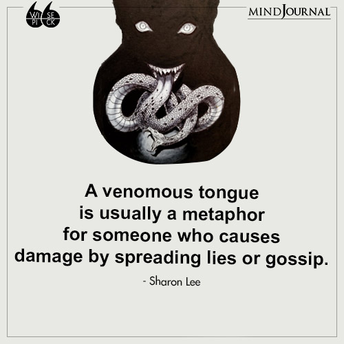 sharon lee a venomous tongue