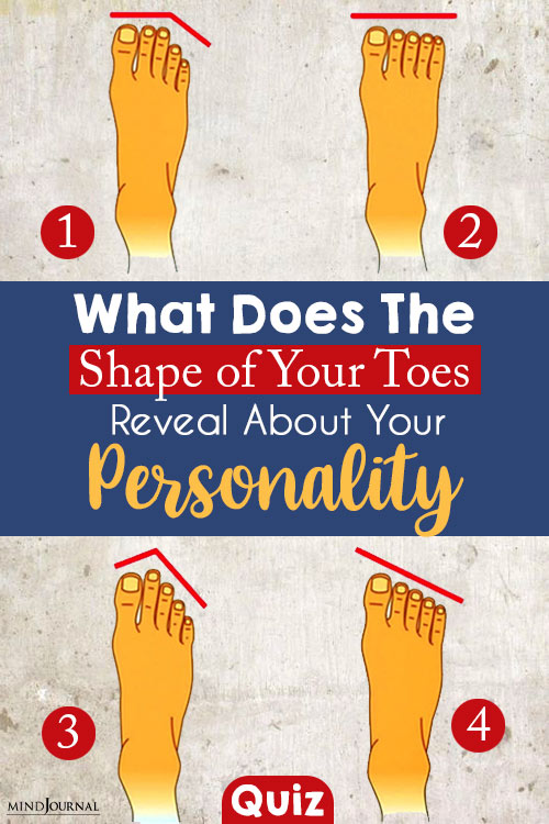 the shape of your toes reveal about your personality pin