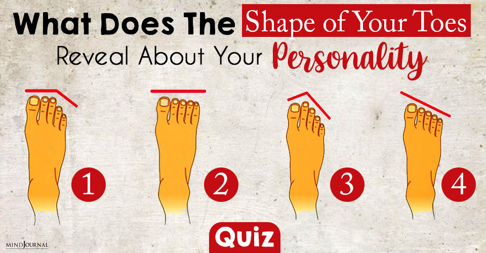 the shape of your toes reveal about your personality